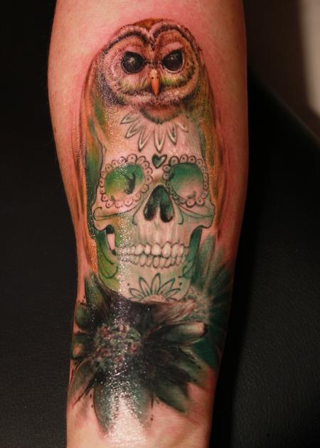 Tattoos - Mexican spotted owl - 100791